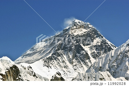 Beautiful view of Mount Everest (8848 m) Nepal, Himalayas. Beautiful view of Mount Everest (8848 m) Nepal, Himalayas. 11992028