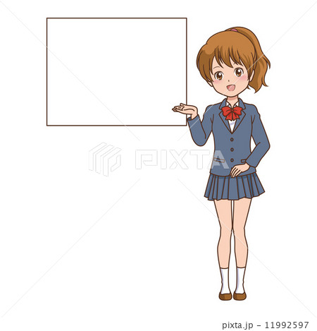 女の子　案内 11992597