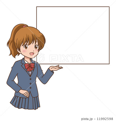 女の子　案内 11992598