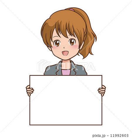 女性　案内 11992603