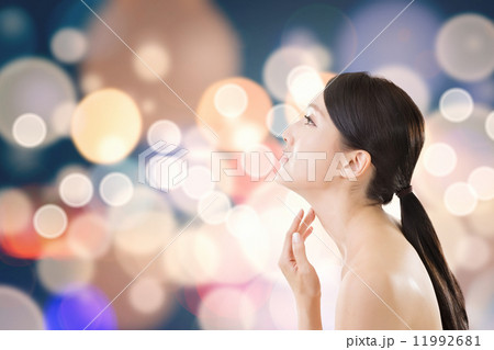 Asian beauty face 11992681