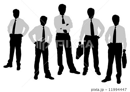 Silhouettes of Businessmen 11994447