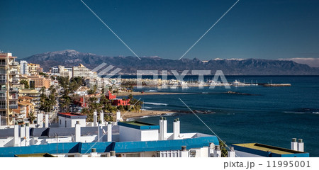 Beautiful view of Benalmadena coast. Malaga, Spain Beautiful view of Benalmadena coast. Malaga, Spain 11995001