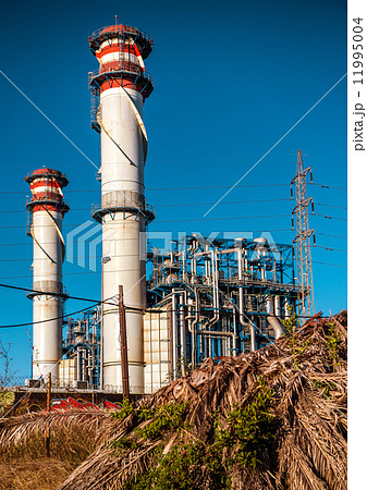 Oil Refinery in Algeciras port city. South Spain Oil Refinery in Algeciras port city. South Spain 11995004