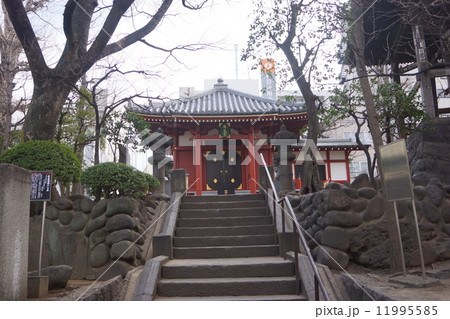 浅草 浅草寺 弁天堂の写真素材