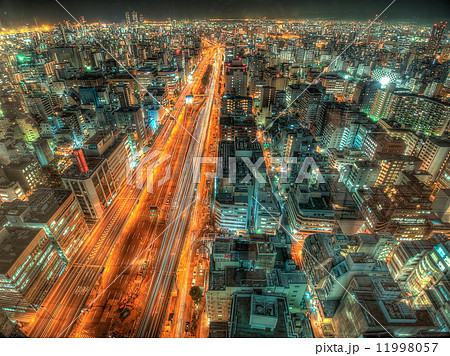 大阪の夜景 本町周辺 11998057