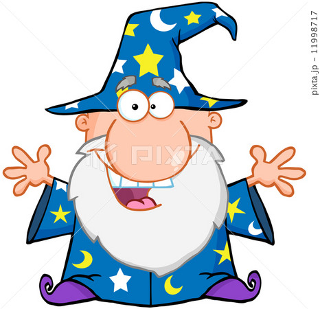Happy Wizard With Open Arms Happy Wizard With Open Arms 11998717