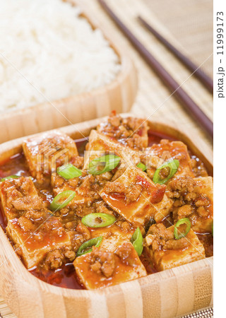 Mapo Tofu - Tofu and minced pork cooked with chili bean paste, fermented black beans and chili oil. 11999173