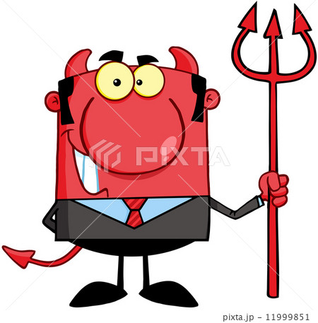 Smiling Devil Boss With A Trident Smiling Devil Boss With A Trident 11999851