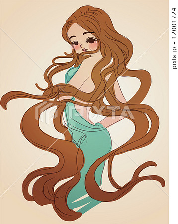 Portrait of sophisticated fashion woman 12001724