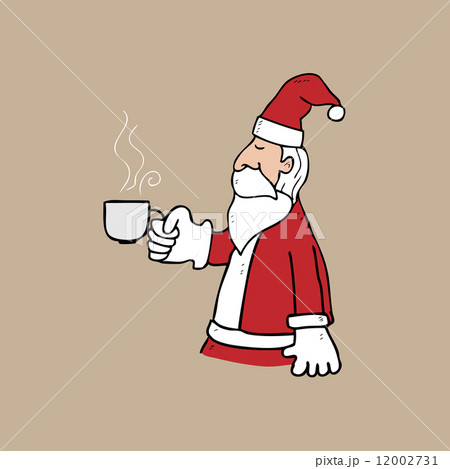 Santa and cup of tea Santa and cup of tea 12002731