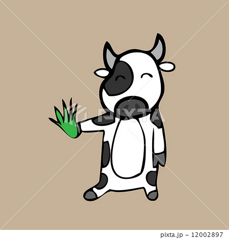 Cow and grass Cow and grass 12002897