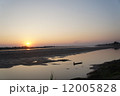 メコン川と夕日【ラオス】 12005828