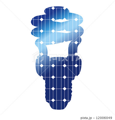 The energy-efficient lamp with solar panels texture  12006049