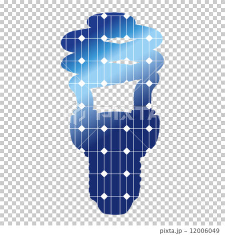 The energy-efficient lamp with solar panels texture  12006049