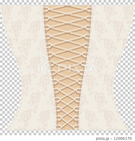 Background white corset with ribbon Background white corset with ribbon 12006170