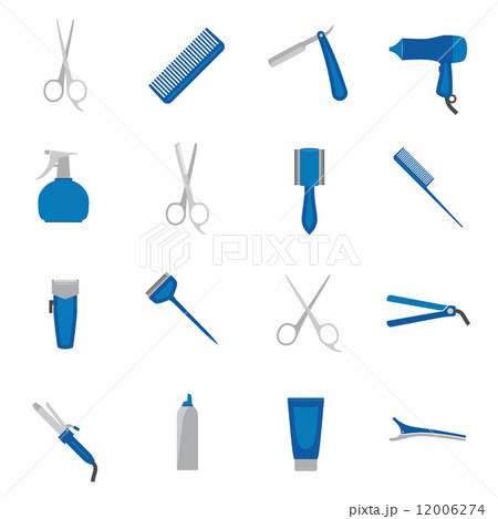 Hairdresser icon flat Hairdresser icon flat 12006274