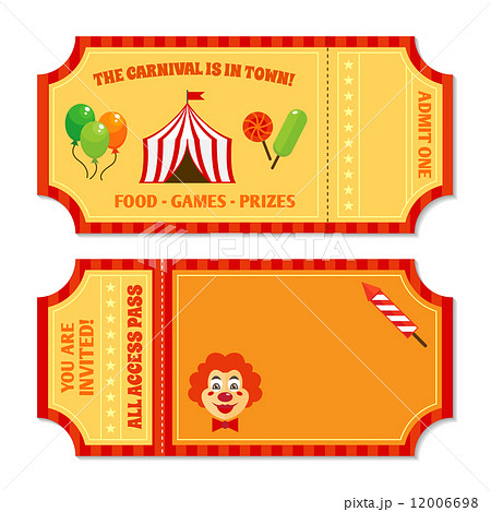 Circus tickets template Circus tickets template 12006698