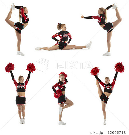 Cheerleader pose Cheerleader pose 12006718