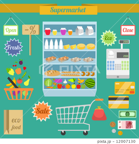 Supermarket flat set Supermarket flat set 12007130