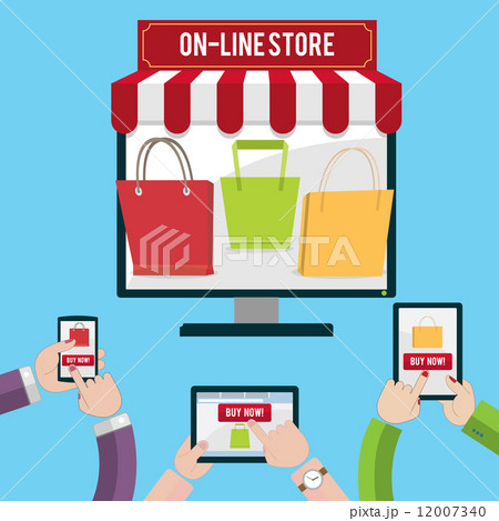 Mobile shopping concept 12007340