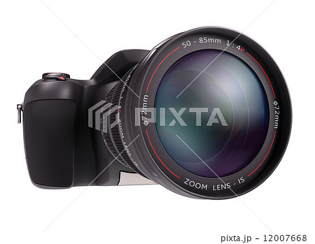 Professional Camera Over White 12007668