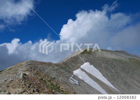 別山と雪渓 12008382