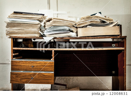Messy workplace Messy workplace 12008631