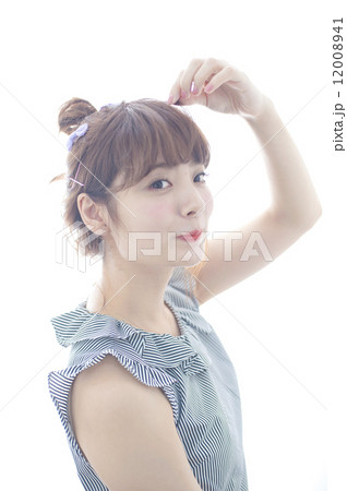 かわいいサロンモデル 12008941
