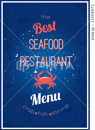 Seafood restaurant menu 12008973
