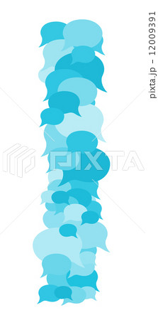 blue speak bubbles 12009391