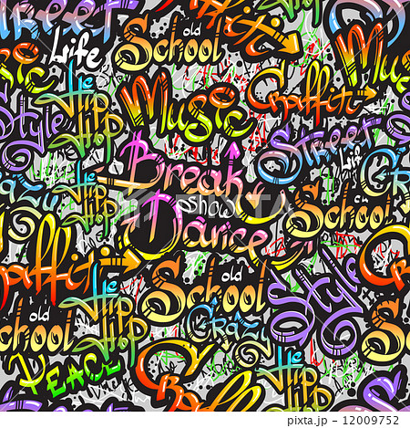 Graffiti word seamless pattern 12009752