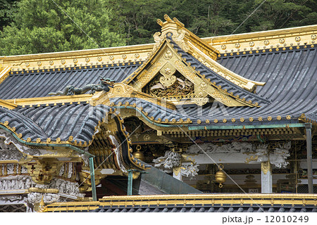 日光東照宮 本殿の写真素材