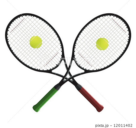 テニスラケットのイラスト素材