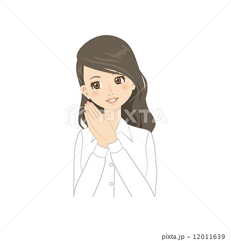 女性　依頼　お願い　感激 12011639