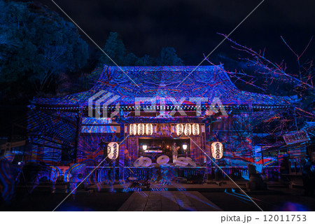 嵐山花灯路 法輪寺 デジタル掛け軸 嵐山花灯路 法輪寺 デジタル掛け軸 12011753