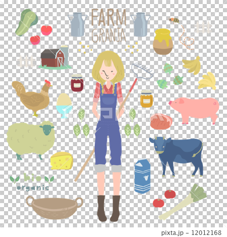農業矢量插圖集 農業矢量插圖集 12012168