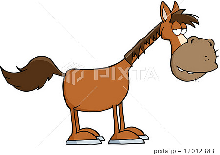 Horse Cartoon Character 12012383