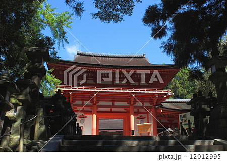 奈良県　春日大社　楼門 12012995