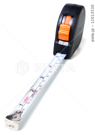 tape measure isolated on white background tape measure isolated on white background 12013530