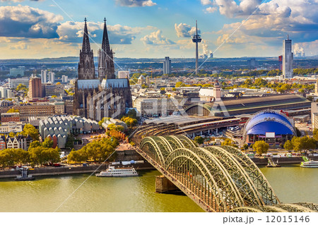 Aerial view of Cologne Aerial view of Cologne 12015146