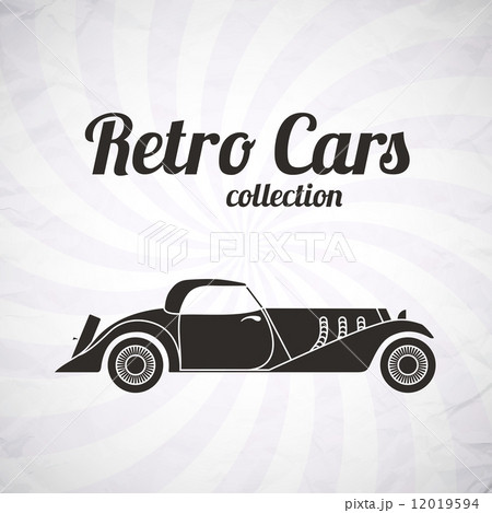 Retro cabriolet sport car, vintage collection Retro cabriolet sport car, vintage collection 12019594