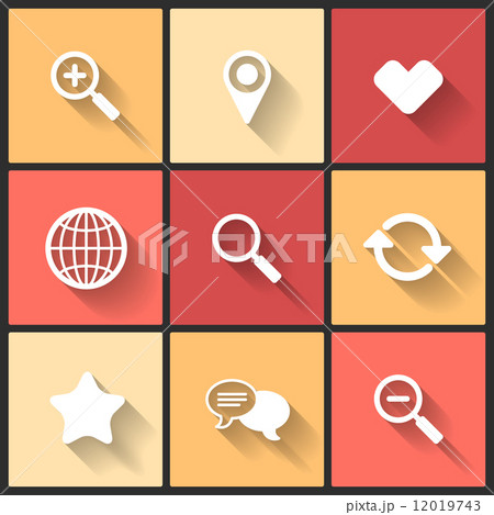 Vector design flat icons Vector design flat icons 12019743