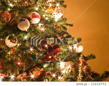 Christmas tree with ornaments Christmas tree with ornaments 12019752