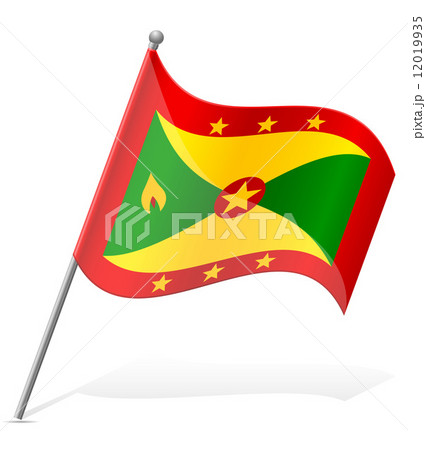 flag of Grenada vector illustration 12019935