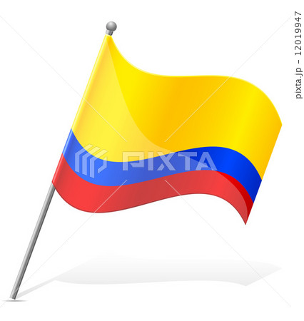 flag of Colombia vector illustration 12019947