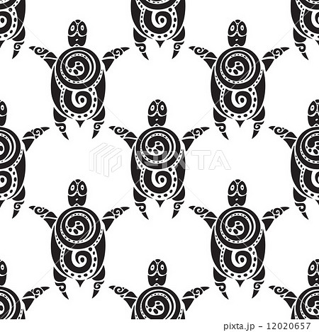 Turtles.  Seamless Vector pattern. 12020657
