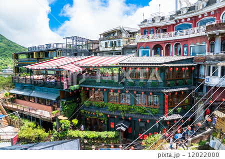 台湾【九份の街並み】 12022000