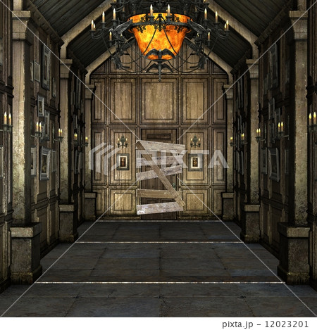 洋館のイラスト素材 1231