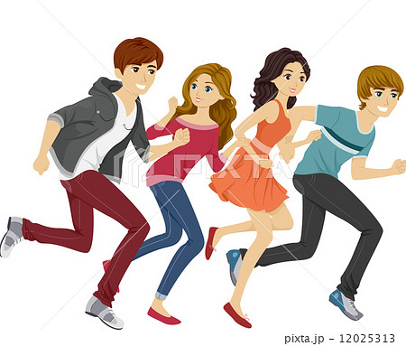 Running Teens 12025313